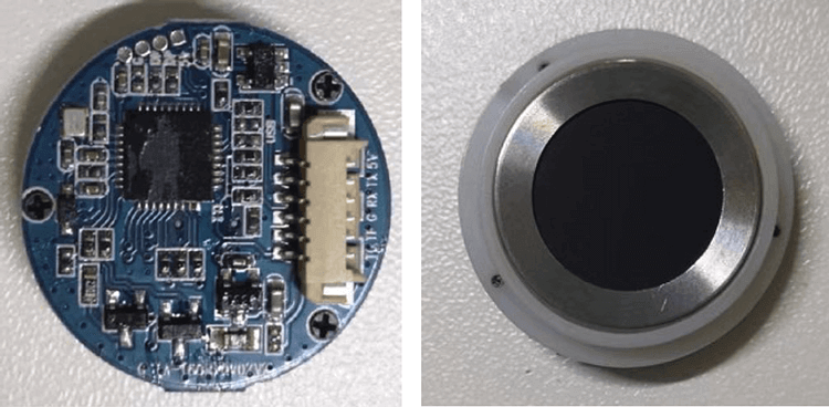 半導體指紋模塊實物拍攝圖